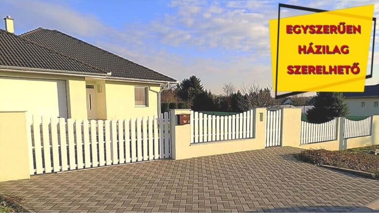 Tartós műanyag kerítésléc választék az XXL kerítéstől